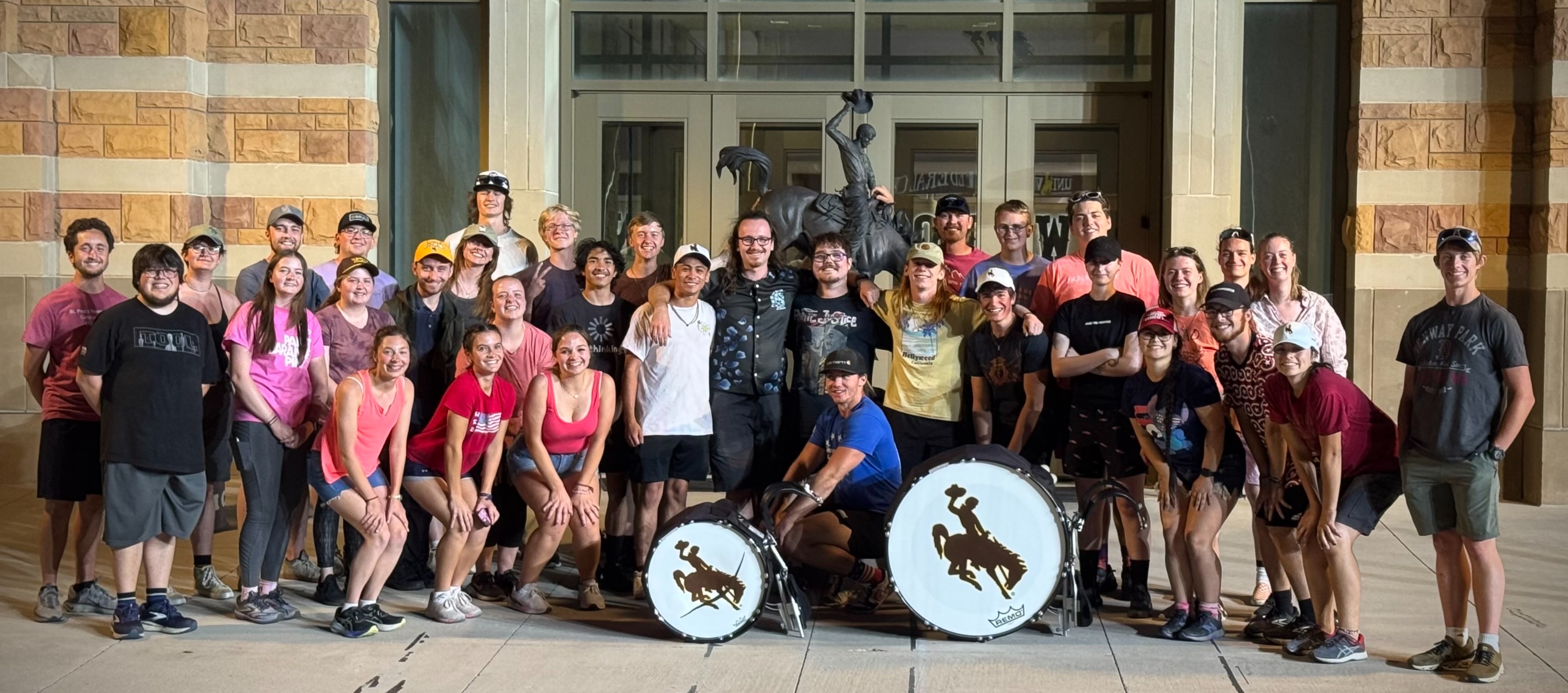 Image of UW Marching Band Drumline